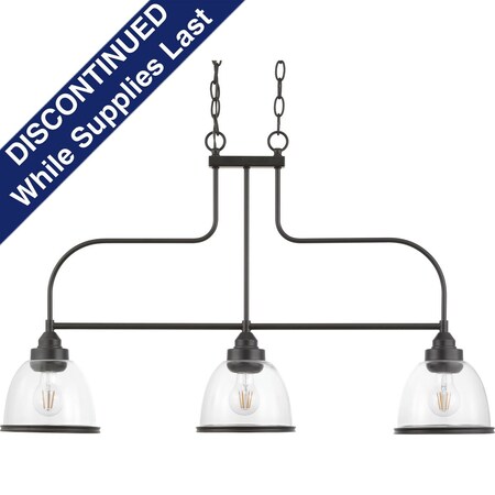 Progress Lighting Saluda Collection Three-Light Island Chandelier P400135-020